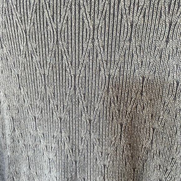 Tommy Bahama Cotton Knit Sweater Long Sleeve 1/4 Zip Mock Neck Preppy Academia - Picture 4 of 7